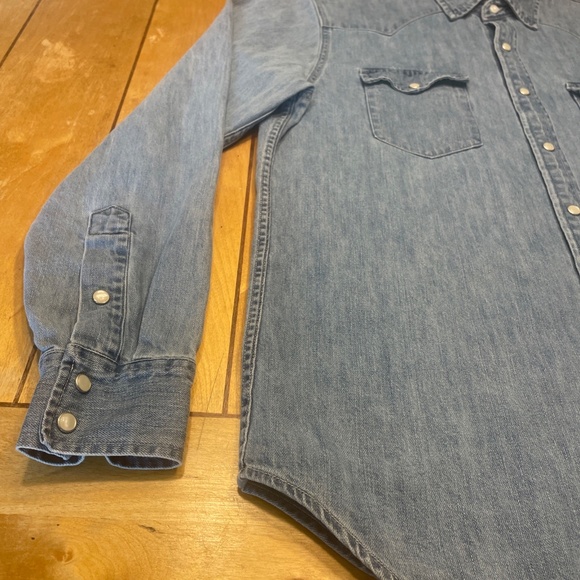 Denim Button-Up Shirt - Picture 3 of 16